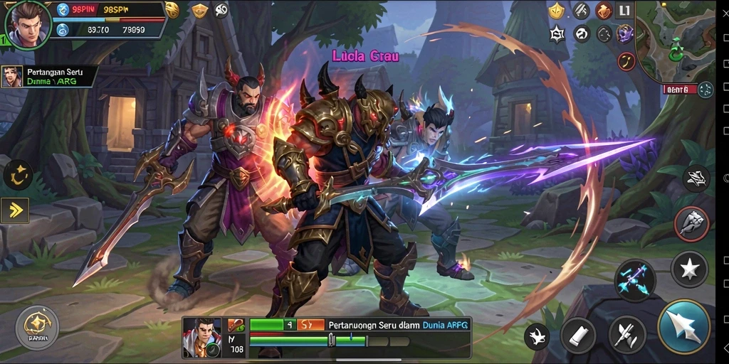 Tampilan gameplay 98SPIN yang penuh aksi dan seru.