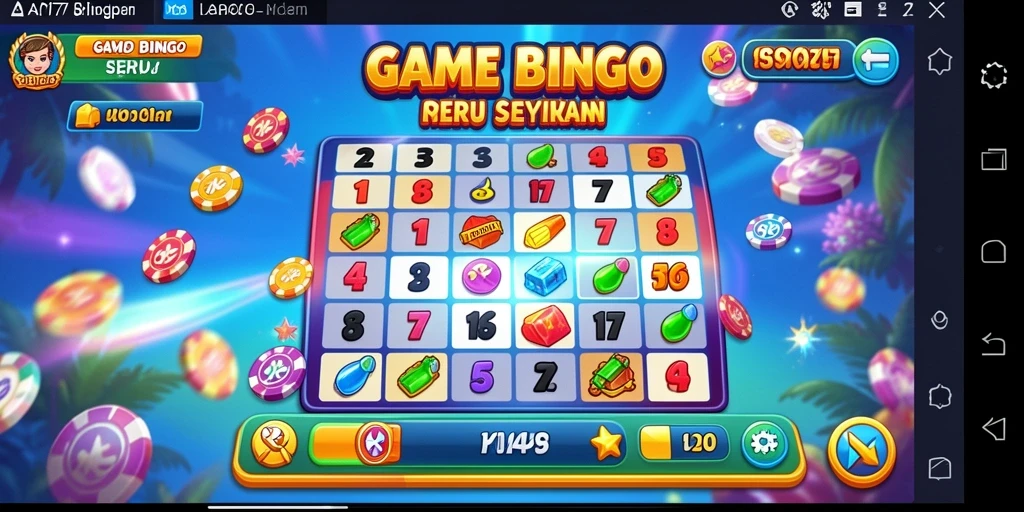 Screenshot API77 menampilkan gameplay Bingo yang seru dan interaktif.