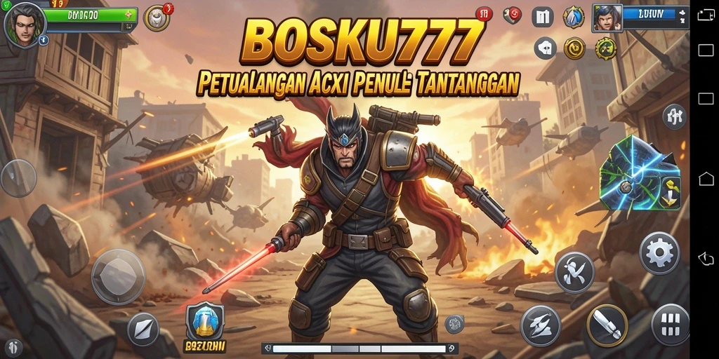 Tampilan menarik dari gameplay seru BOSKU777 yang penuh aksi.