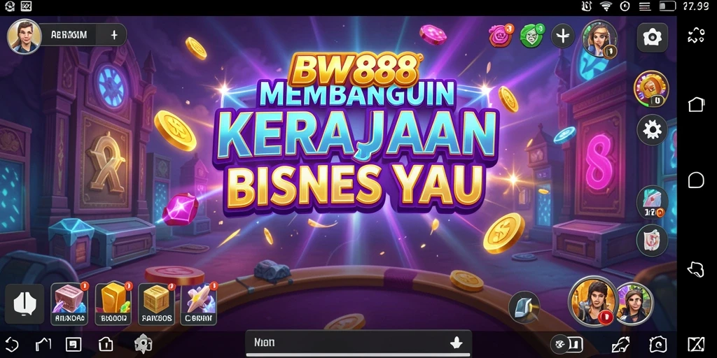 Tampilan gameplay BW888 yang menarik dalam membangun kerajaan bisnis.
