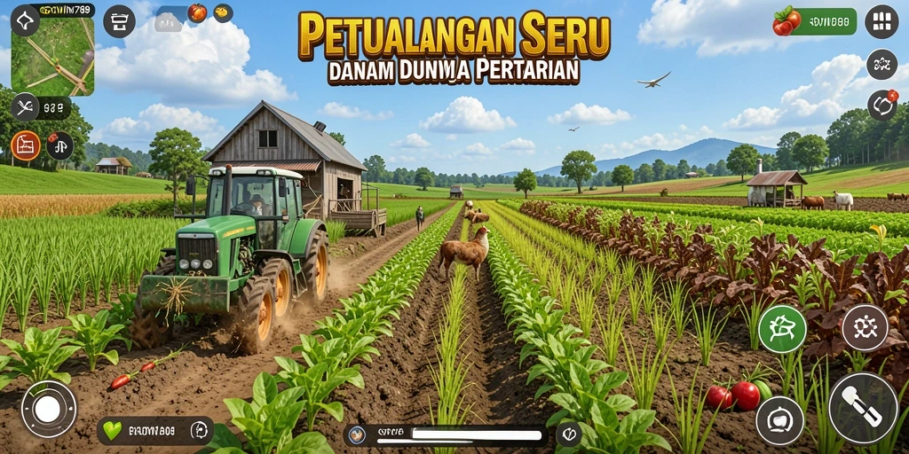 GOWIN789 menampilkan gameplay pertanian yang interaktif dan menarik.