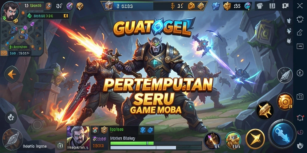 Screenshot gameplay epik <strong>GUATOGEL</strong> yang menunjukkan aksi pertempuran mendebarkan.