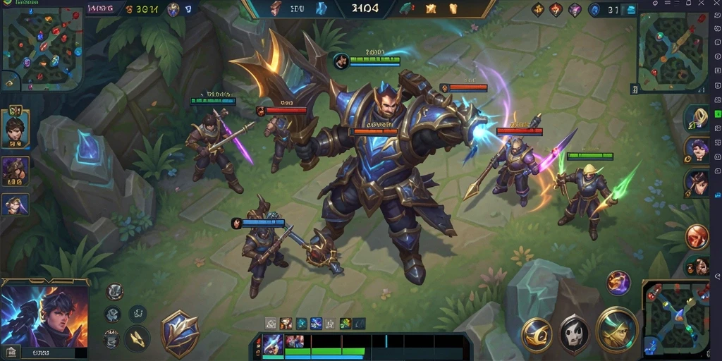 Screenshot dari gameplay seru di arena pertarungan HO3.
