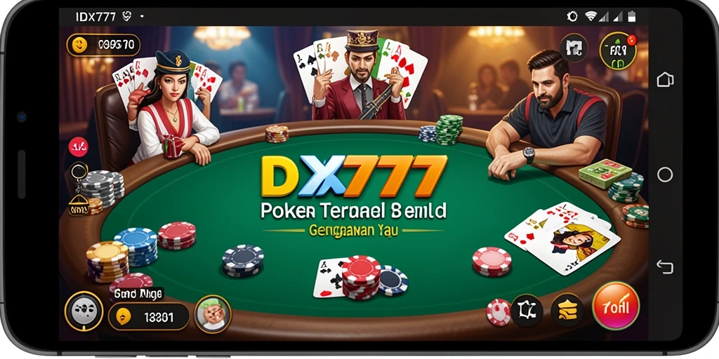 Gambaran gameplay poker yang menarik dan seru di IDX777.