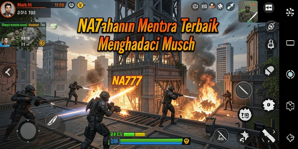 Tampilan gameplay menarik dari NA777 yang menampilkan pertahanan menara yang strategis.