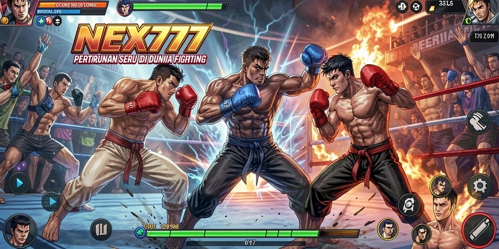 Tampilan gameplay NEX777 yang penuh aksi dan seru.