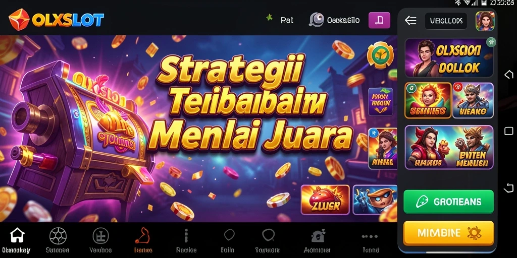 Tampilan gameplay OLXSLOT yang menarik dan mendebarkan.