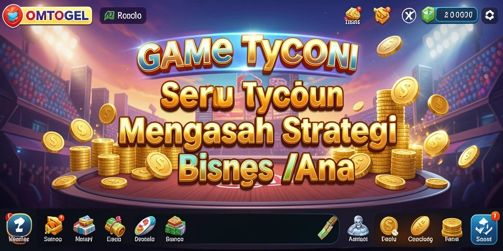 Tampilan gameplay menarik dari OMTOGEL dalam mengelola bisnis.