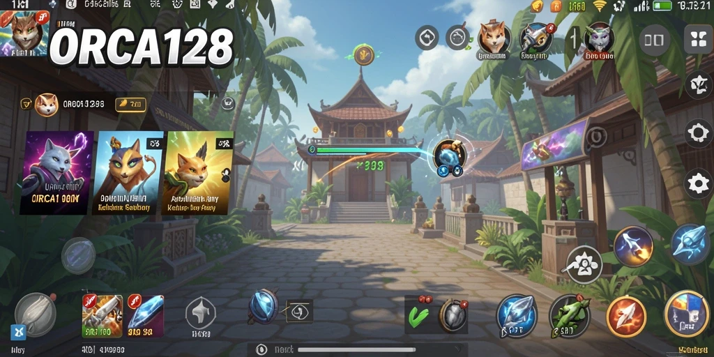 Tampilan screenshot utama ORCA128 yang menunjukkan fitur-fitur Utility.