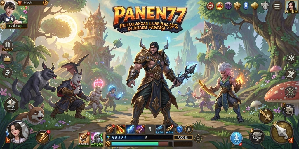 Gameplay seru dan fitur menarik dalam PANEN77