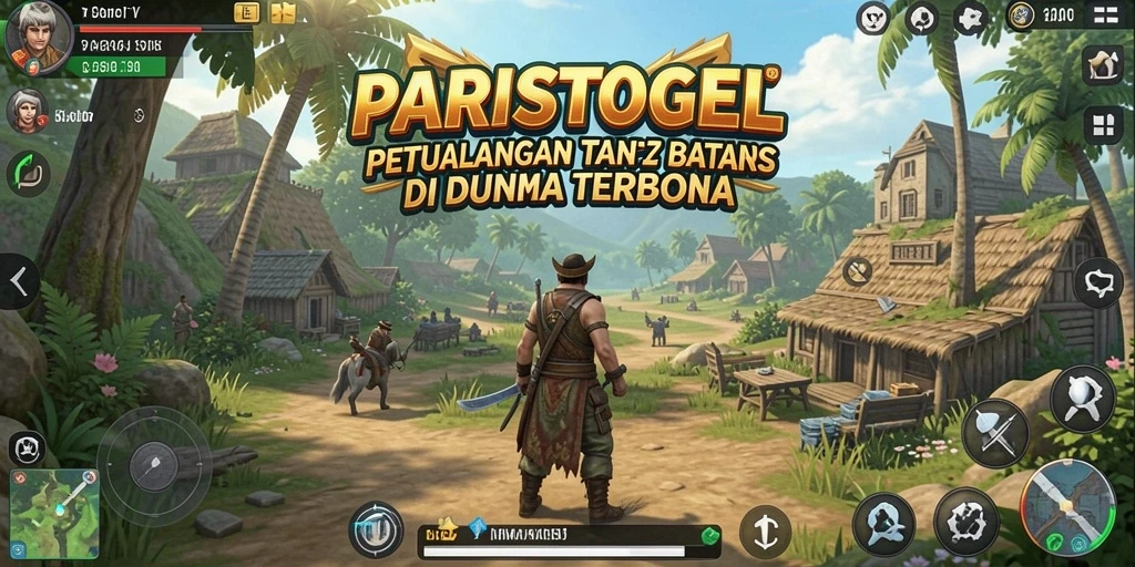 Tampilan menarik dari gameplay Open World PARISTOGEL yang memukau.