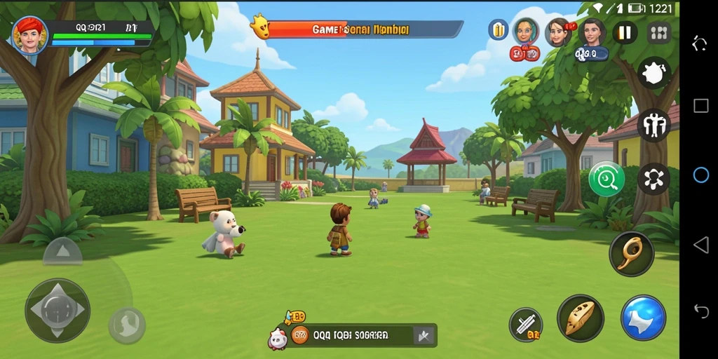 Gameplay seru dan karakter lucu dalam QQ1221.