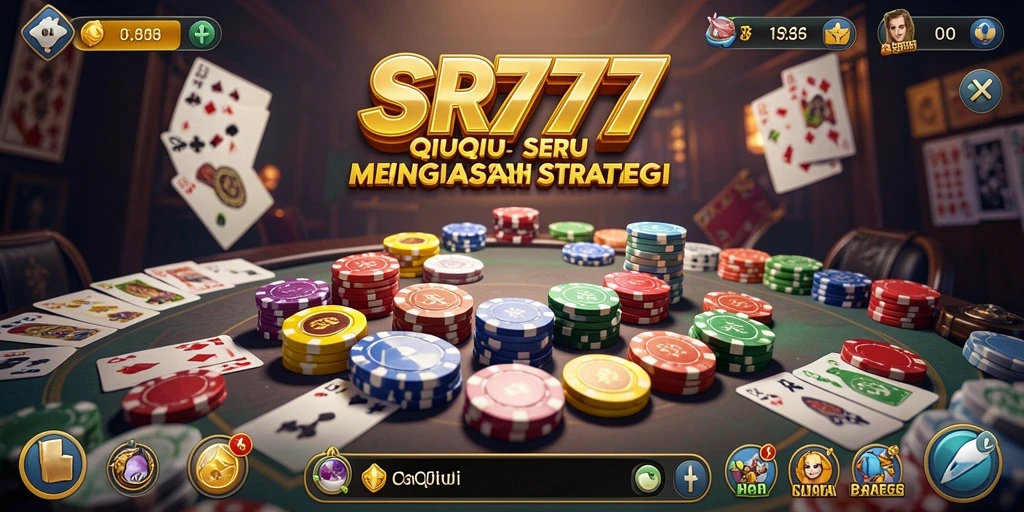 Tampilan gameplay QiuQiu yang menarik dan interaktif.