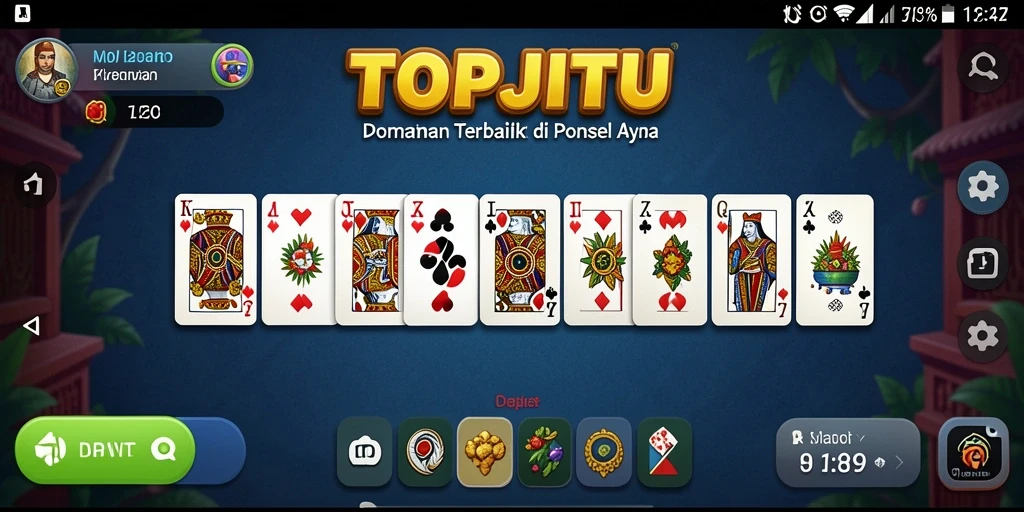 Tampilan gameplay menarik dari TOPJITU dengan banyak pemain aktif.